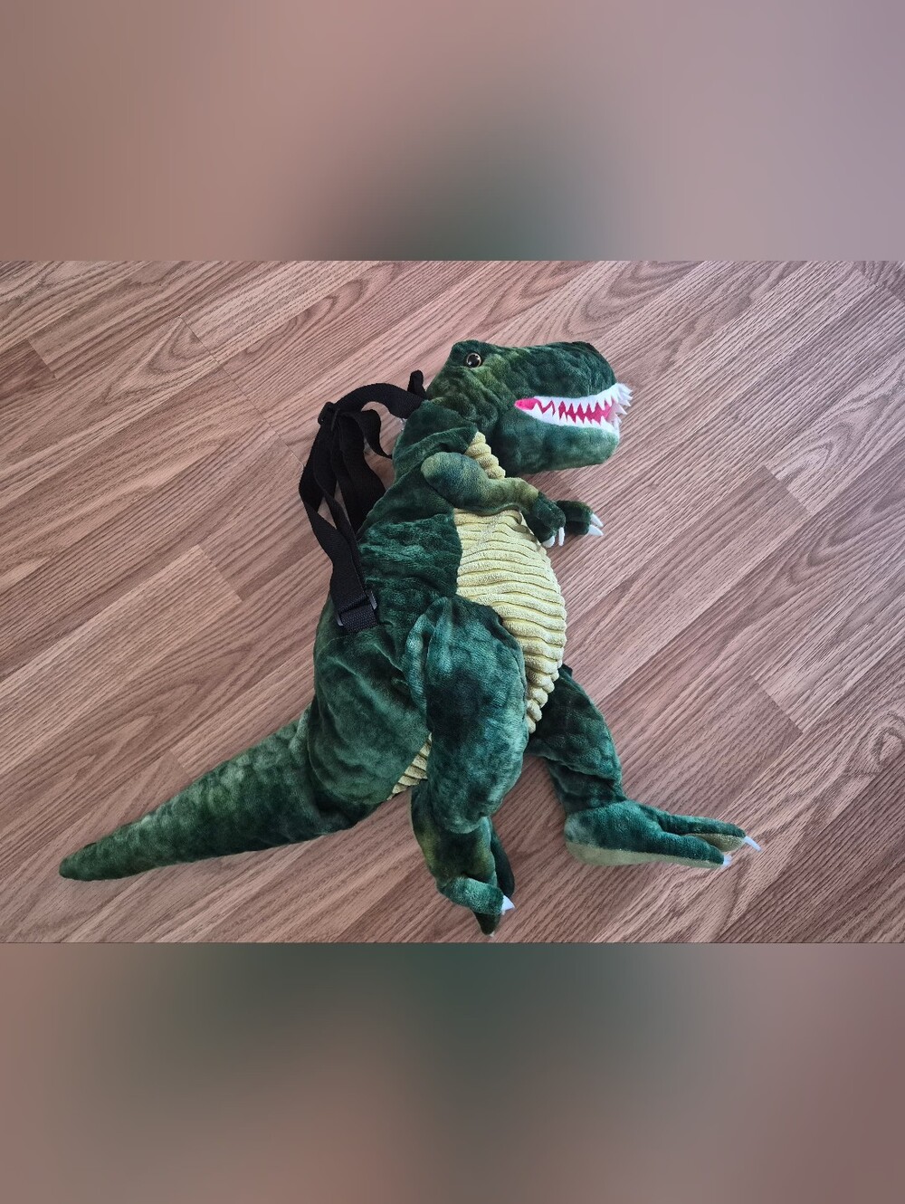 Green T-Rex Kid's Backpack  Preowned. In excellent condition.